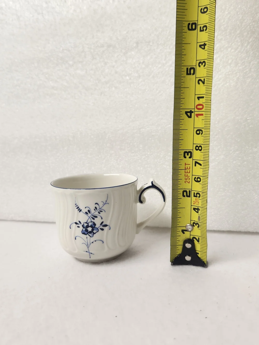 Vintage Villeroy & Boch Vieux Luxembourg Demitasse Espresso Cup & Saucer Set